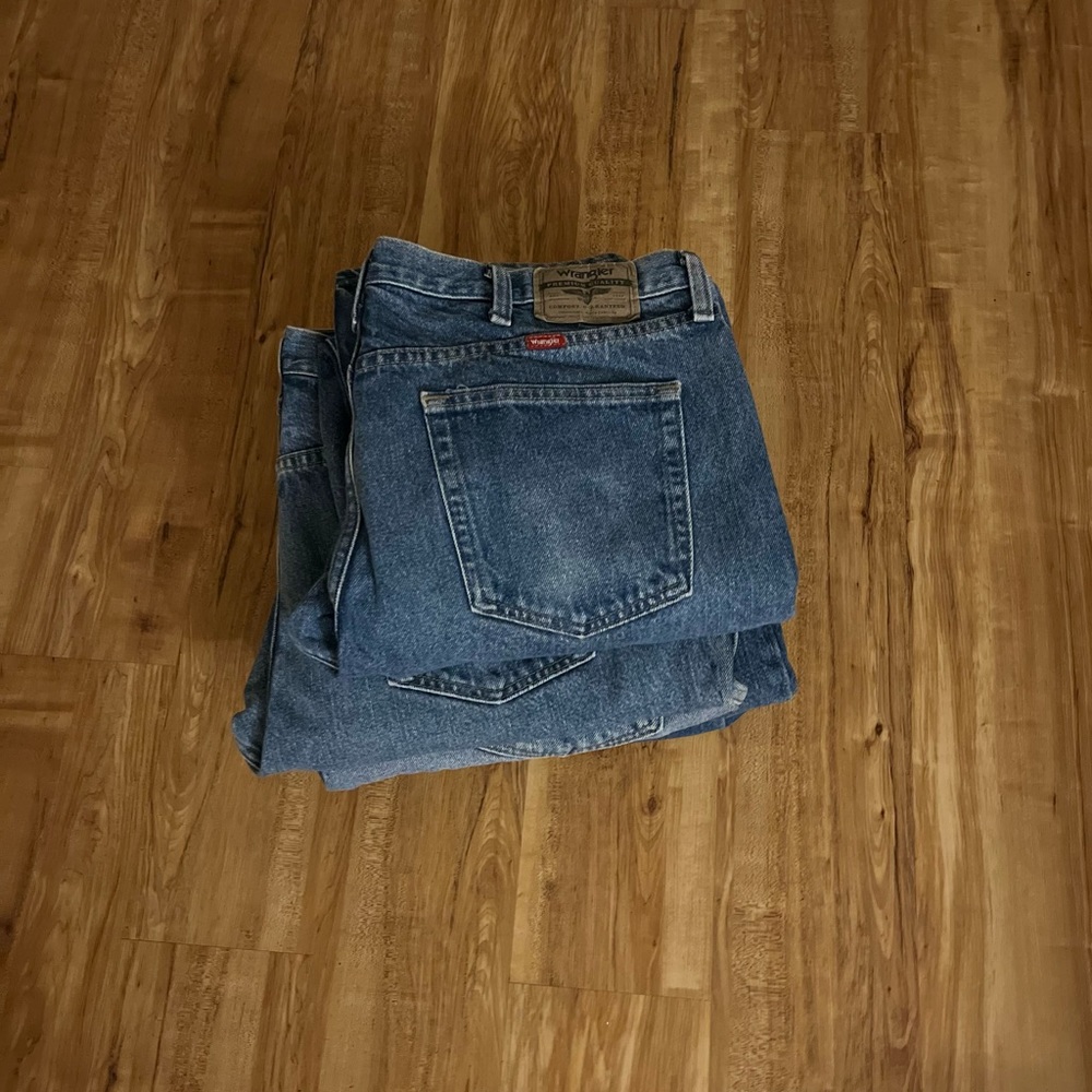 Men’s Wrangler Premium Quality Regular Fit Jeans — Five Pairs